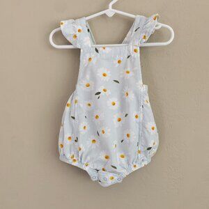 Angel Dear Corduroy Romper • Daisies • 6-12 Months
